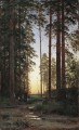 Waldrand 1879 klassische Landschaft Ivan Ivanovich Bäume